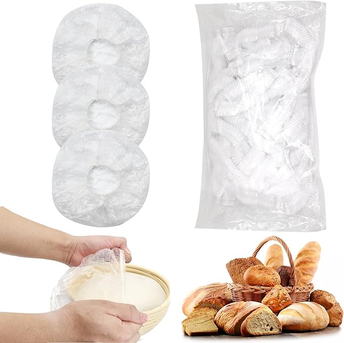 120pcs Shower Caps for Sourdough Bread, Reusable Bowl Covers for Proofing