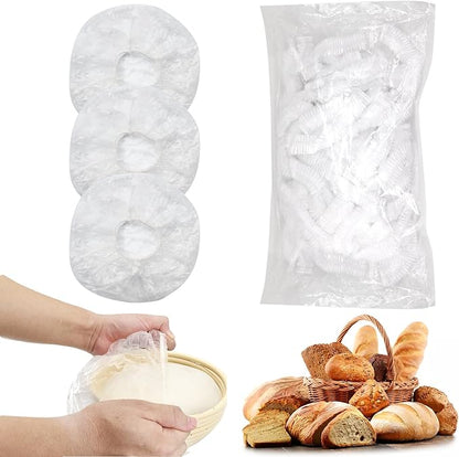 120pcs Shower Caps for Sourdough Bread, Reusable Bowl Covers for Proofing