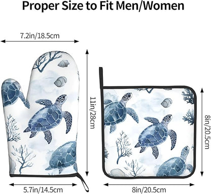 Nautical Oven Mitts for Women