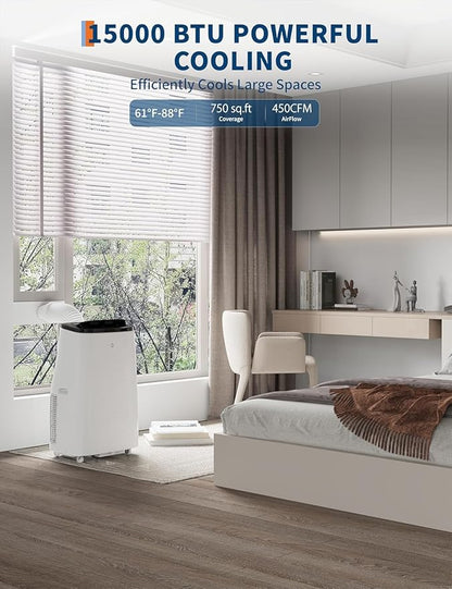 Portable Air Conditioners 15, 000 BTU, Portable AC Units