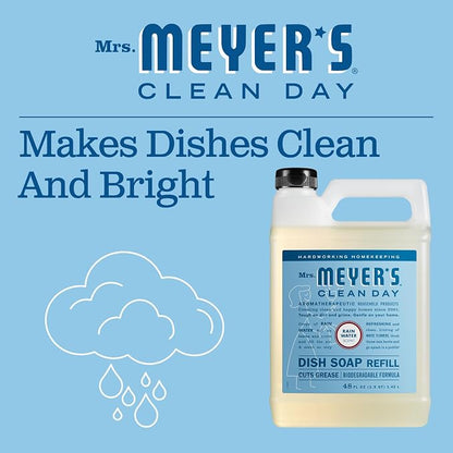 Mrs Meyer's Rain Water Dish Soap Refill, 1400 ML