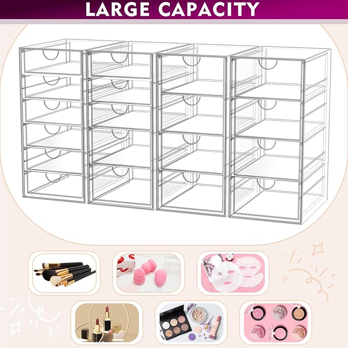 YFXCVSL Acrylic Makeup Organizer