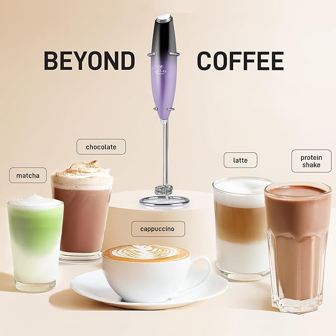 Zulay Kitchen Whisk Milk Frother