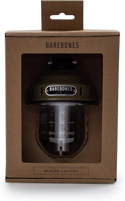 Barebones Beacon Hanging Light ??Dusty Yellow, Rechargeable LED Camping Lantern with Adjustable Brightness ??Weatherproof Vintage-Style Hanging Lantern for Outdoor Adventures and Year-Round Use