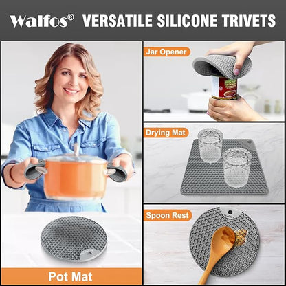 Walfos Silicone Trivet Mats