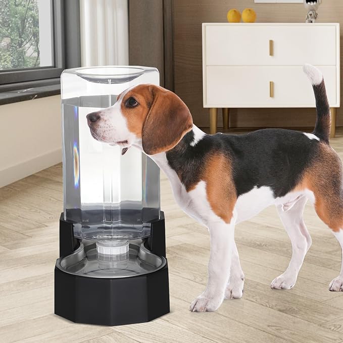 Sfozstra Large Dog Water Dispenser: 8L Large Capacity Gravity Water Feeder