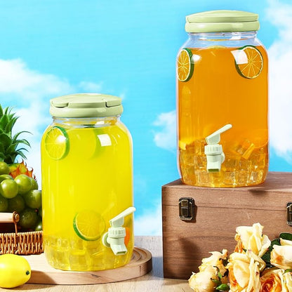 Havawish 2 Pcs 1 Gallon Plastic Beverage Dispenser