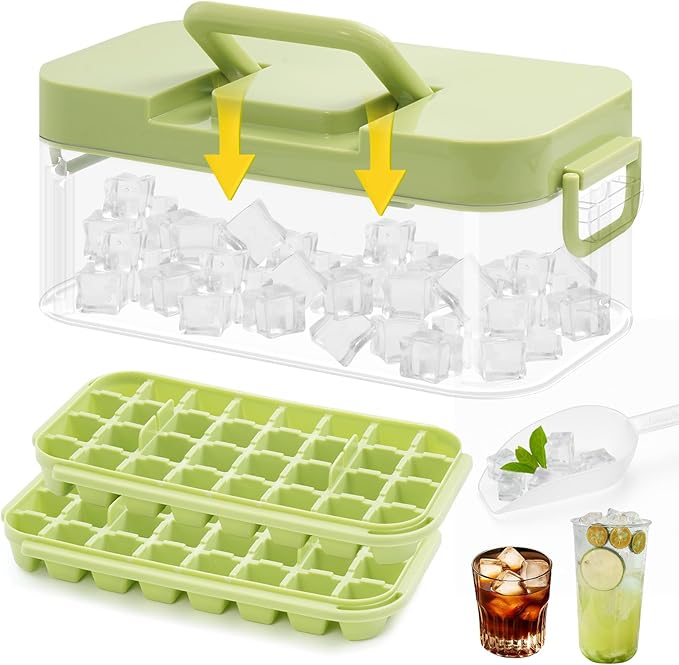 Ice Cube Mold Tray: 64 Pcs Ice Mold Trays