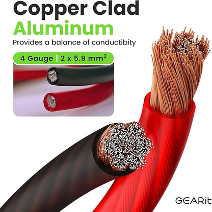GEARit 4 Gauge Wire, CCA Electrical Wire Extension Cord