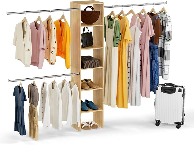 Closet System, Wood Tower Storage