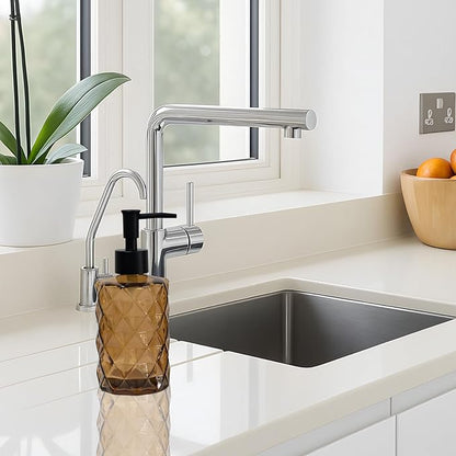 12Oz Small Glass Soap Dispenser