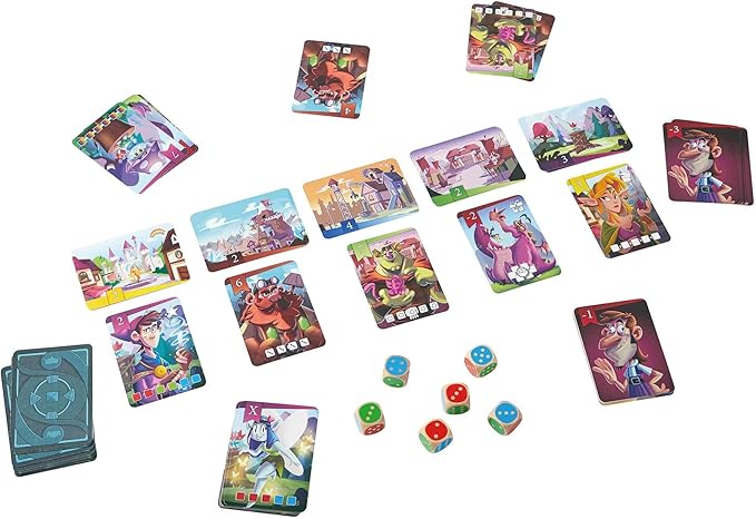 HABA King of The Dice - A Tricky Skill and Luck Dice Board Game, Perfect for Family Games and Kid Games for Ages 8 Years and Up (Made in Germany)