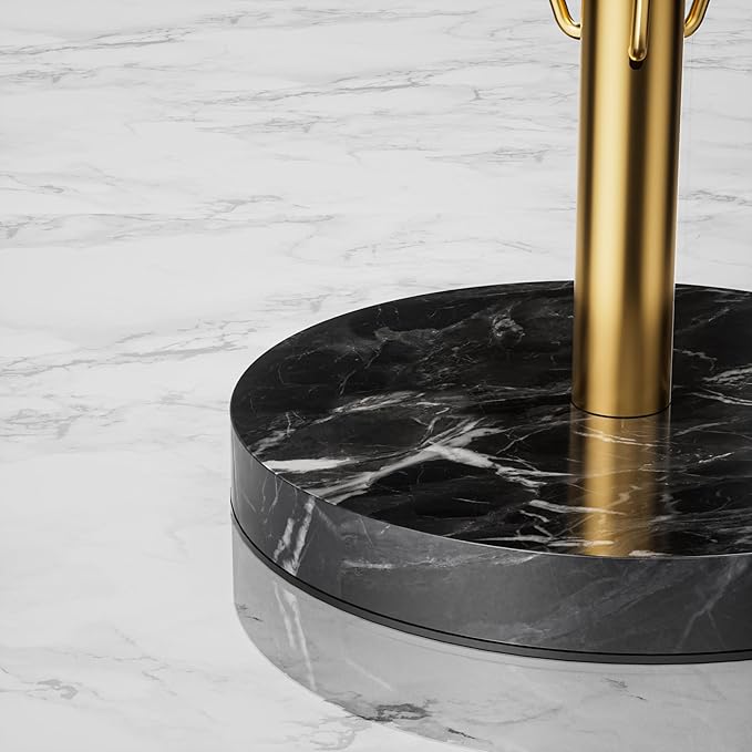 YIGII Heavy Marble Base Paper Towel Holder Countertop