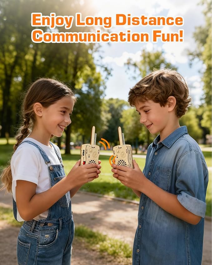 STEM Science Kits Toys DIY Walkie Talkie Kit for Kids Age 8-14, Science Project Electronics Kit Educational Building Toy Gifts for Boys Girls Kids Teen Ages 8-10 10-12