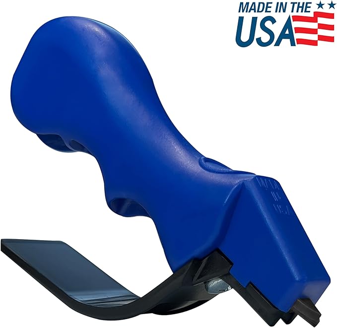 ACCUSHARP Knife Sharpener, Portable and Easy to Use, Hones and Sharpens Cleavers