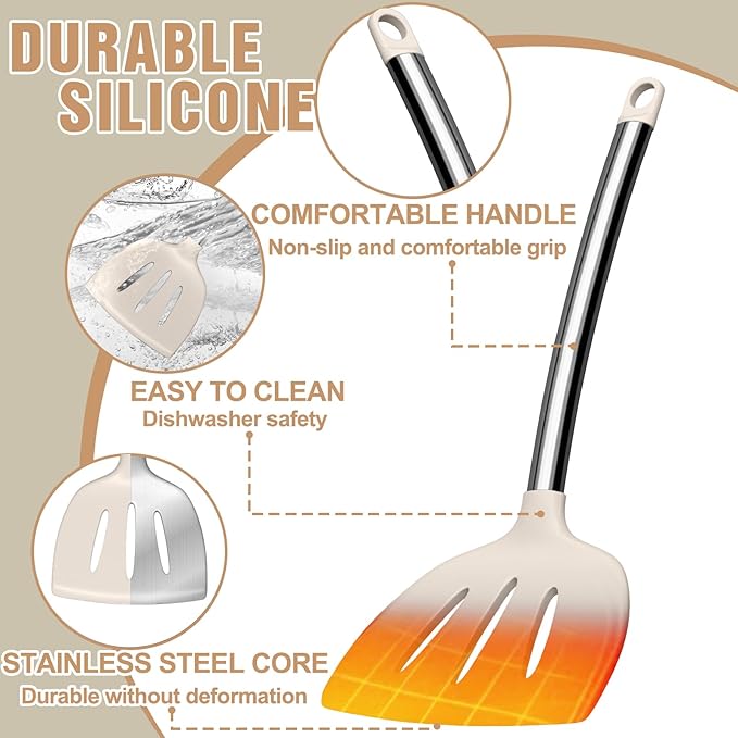 Kitchen Utensils Set-Umite Chef 34 Pcs Silicone Cooking Utensils Set