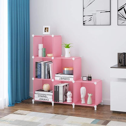 HOMIDEC 6-Cube Storage Shelf, Storage Bookcase Bookshelf