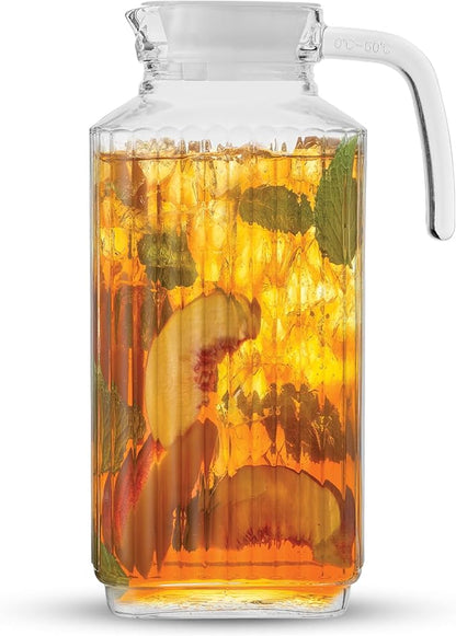 JoyJolt 60oz Glass Pitcher