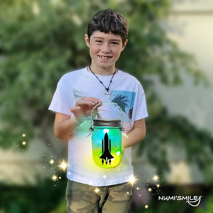 Make Your Own Space Night Light & DIY Robotic Kit Best Present for Boys Ages 6 7 8 9 10 11 12 Years Old, Kids STEM Projects, Arts and Crafts for Boys & Girls, Experiment Kit Gifts Ideas