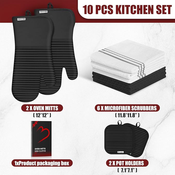 Oven Mitts and Pot Holder Sets