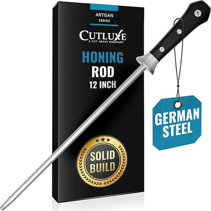 Cutluxe Honing Rod, Sharpening Steel