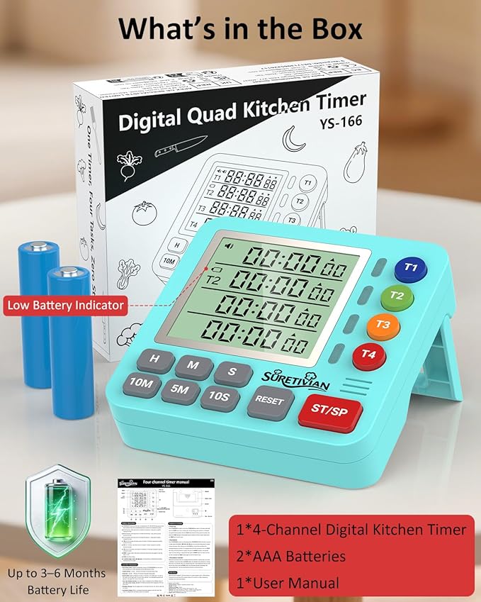 Digital Kitchen Timer for Cooking
