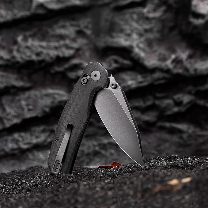 Crossbar Lock Folding Knives, 3.34??14C28N EDC Knife for Men, Pocket Knife with Clip,Thumb Studs,G10 Handle,Outdoor Camping,Hornet-CG