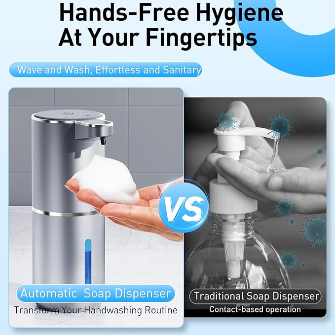 Fantictas Automatic Foaming Soap Dispenser Foaming Hand Sanitizer Touchless