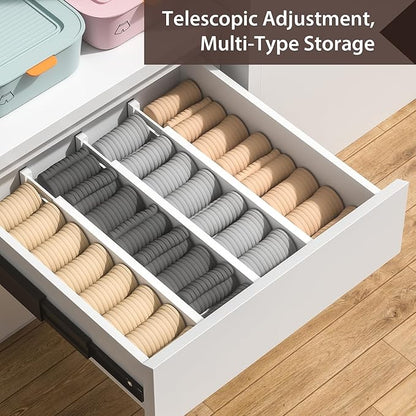 DUCOO 4 PCS Drawer Divider, Expandable Separators