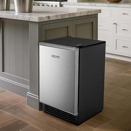 Under Counter Crescent Ice Maker Machine, 15 LBS/Day
