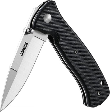 Folding Pocket Knife with Clip, 3" 8Cr13MoV Steel Drop Point Blade with G10 Handle, Liner Lock Pocket Knives for Men Women Outdoor Camping Hunting Hiking Survival Pocketknife