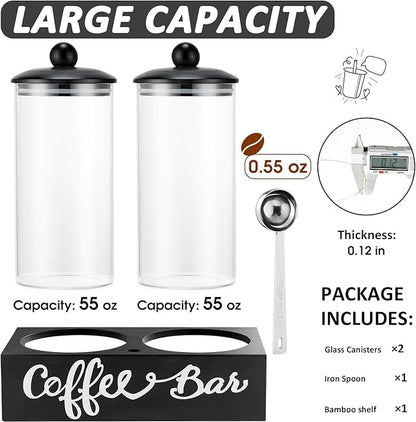 Yangbaga Glass Sugar Coffee Canister