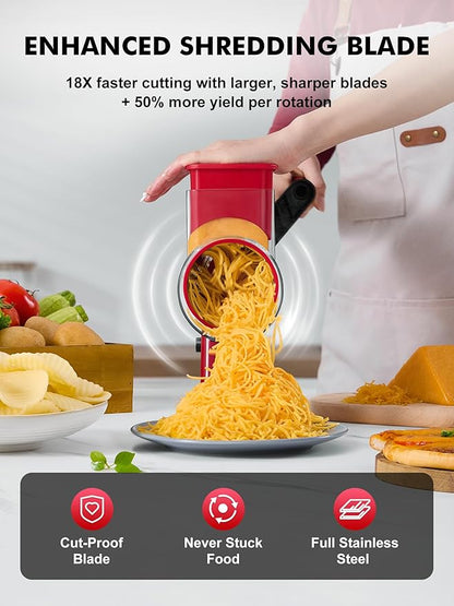GDL Rotary Cheese Grater Hand Crank