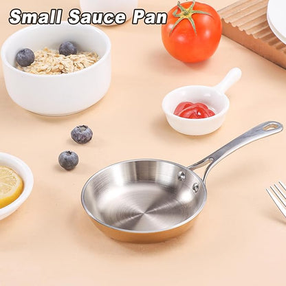 Mini Sauce Pan, Tri-Ply Stainless Steel Pot