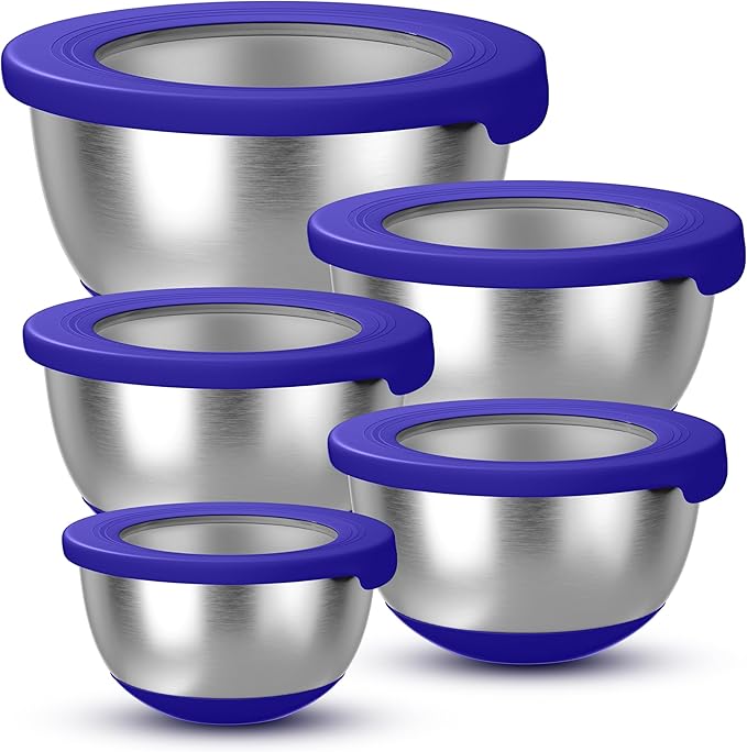 KITEISCAT Stainless Steel Mixing Bowls