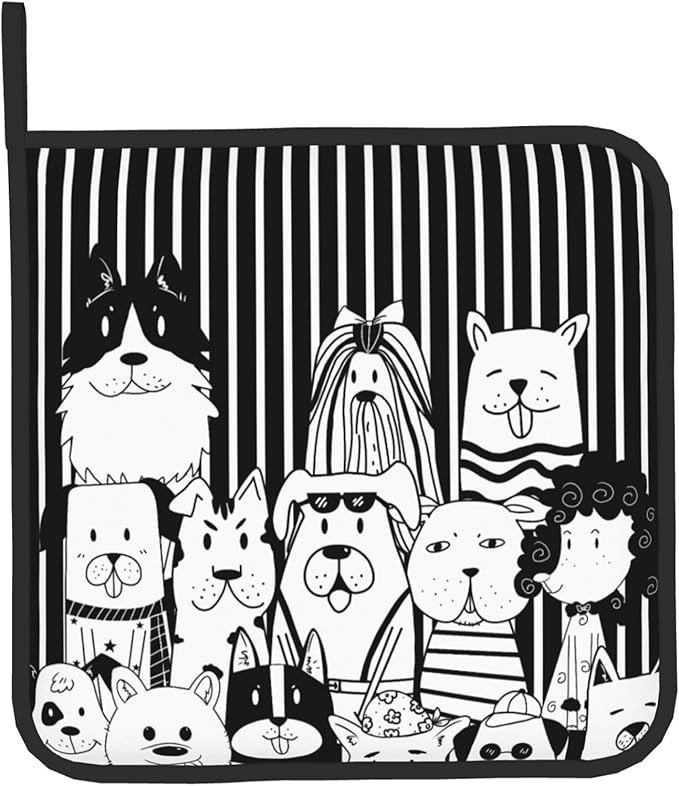 Dog Pot Holders and Oven Mitts