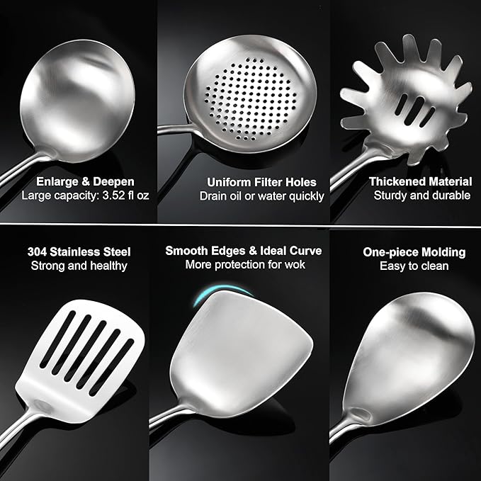 Stainless Steel Kitchen Utensils Set
