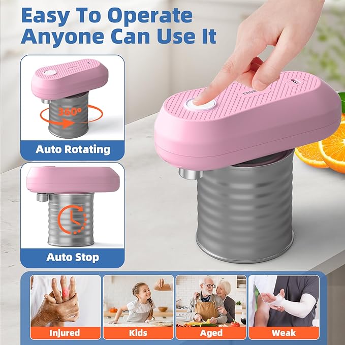 Auto Electric Can Opener, Rechargeable Can Openers