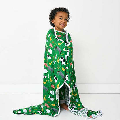 Little Sleepies Two-Piece Pajama Set for Boys & Girls, Soft Viscose from Bamboo Toddler Pajamas for Kids, Family Matching PJs