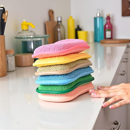 Multipurpose Kitchen Scrub Sponges, Heavy Duty Cleaning Non-Scratch Scrub Sponge