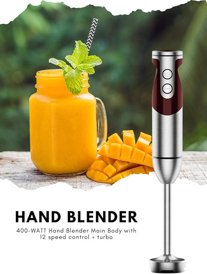 MEGAWISE new Hand Blender Series Single Hand Blender, no attachments, Includes