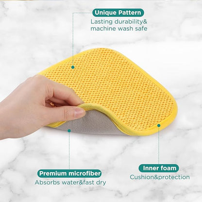 GeeRic Microfiber Dish Drying Mat, Super Absorbent Kitchen Dish Drying Pad