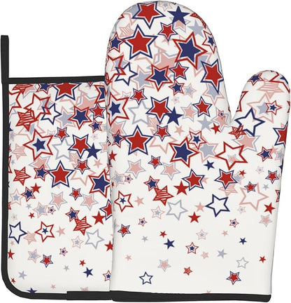 Stars Oven Mitts