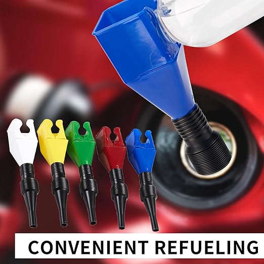Funnels for Automotive Use, Flexible Draining Tool Snap Funnel, Oil Snap for