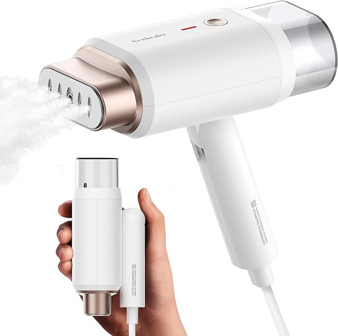 Newbealer Steamer for Clothes, 1200W Travel Steamer