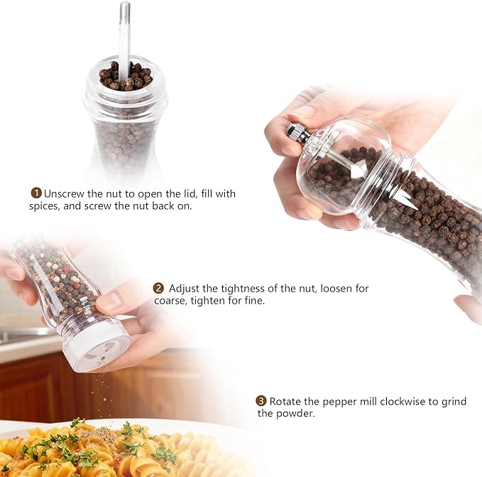 LHS Pepper Mill Grinder Set