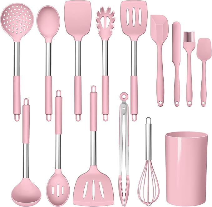LIANYU 15 Piece Cooking Utensils Set