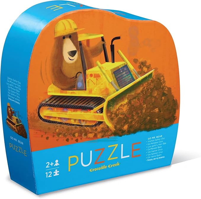 12-pc Mini Puzzle/Go Mister Bear