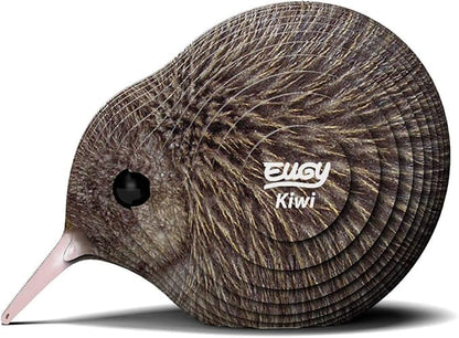 Eugy Kiwi Bird 3D Puzzle - 24 Piece Eco-Friendly Educational Toy Puzzle for Boys, Girls & Kids Ages 6+