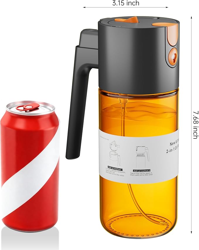 OURCABECUE Upgrade 2 in 1 Oil Sprayer